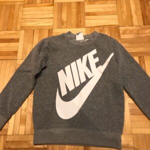 Nike Gray and White Crewneck Sweatshirt​​
